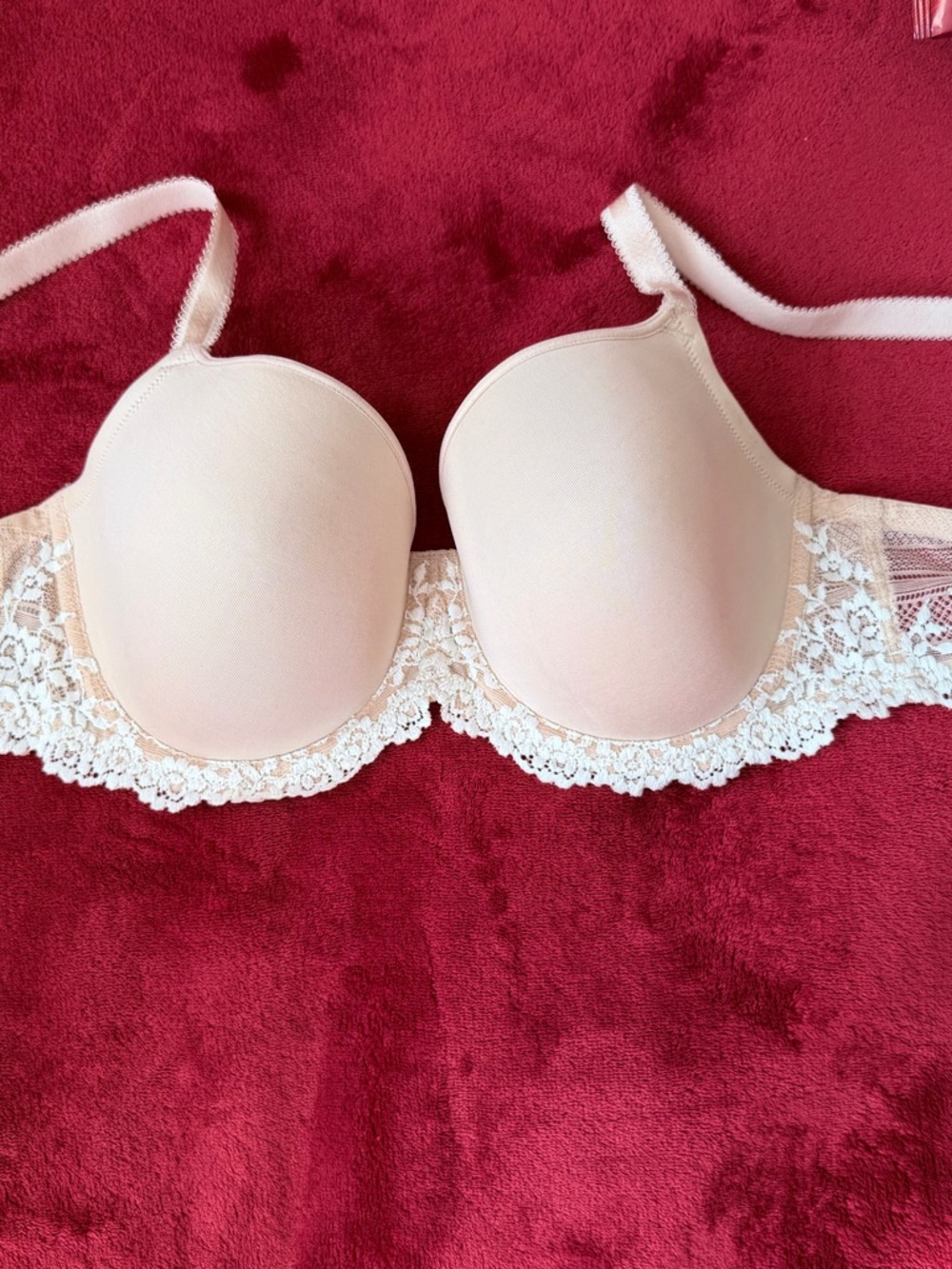Wacoal Nude Lace-Trim T-Shirt Bra